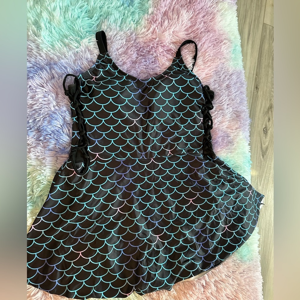 Mermaid tail swim dress size L/14